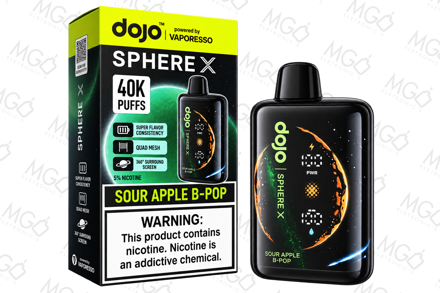 Vaporesso Dojo Sphere X 40K – 40000 Puffs – Pod Descartável