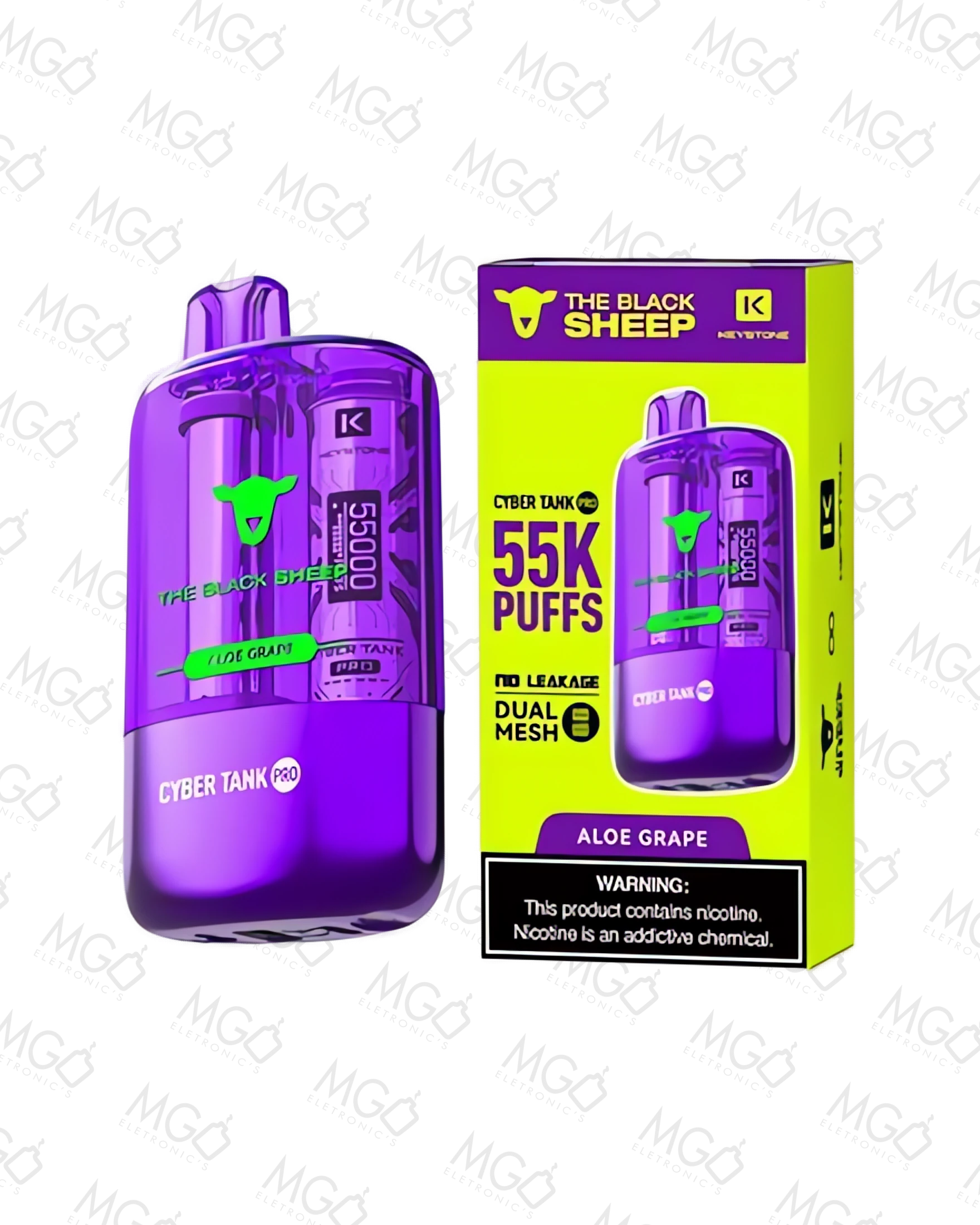The Black Sheep Cyber Tank Pro 55k – 55000 Puffs – Pod Descartável