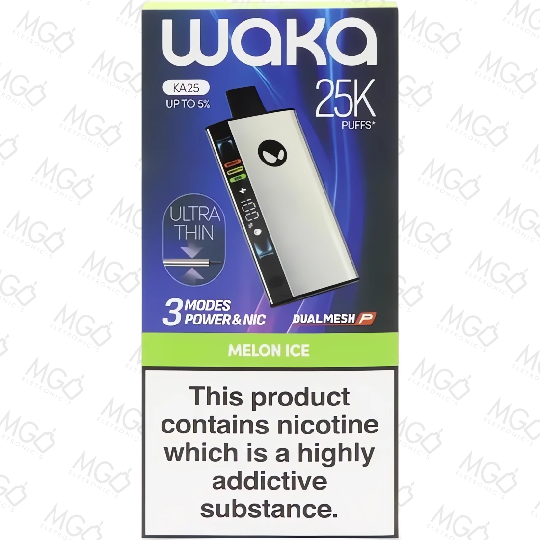 WAKA 25K – 25000 Puffs – Pod Descartável