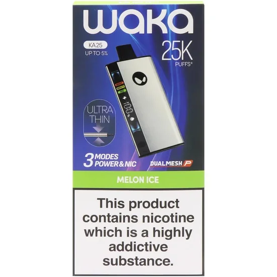 WAKA 25K – 25000 Puffs – Pod Descartável